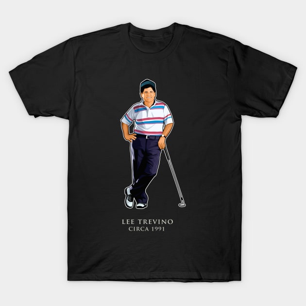 Lee Trevino Circa 1991 T-Shirt by RunAndGow